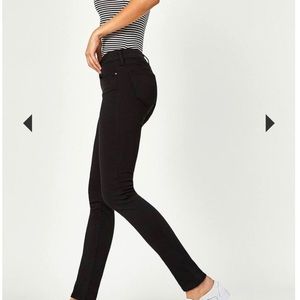 Mavi Alexa Skinny Jet Black Jeans Size 29